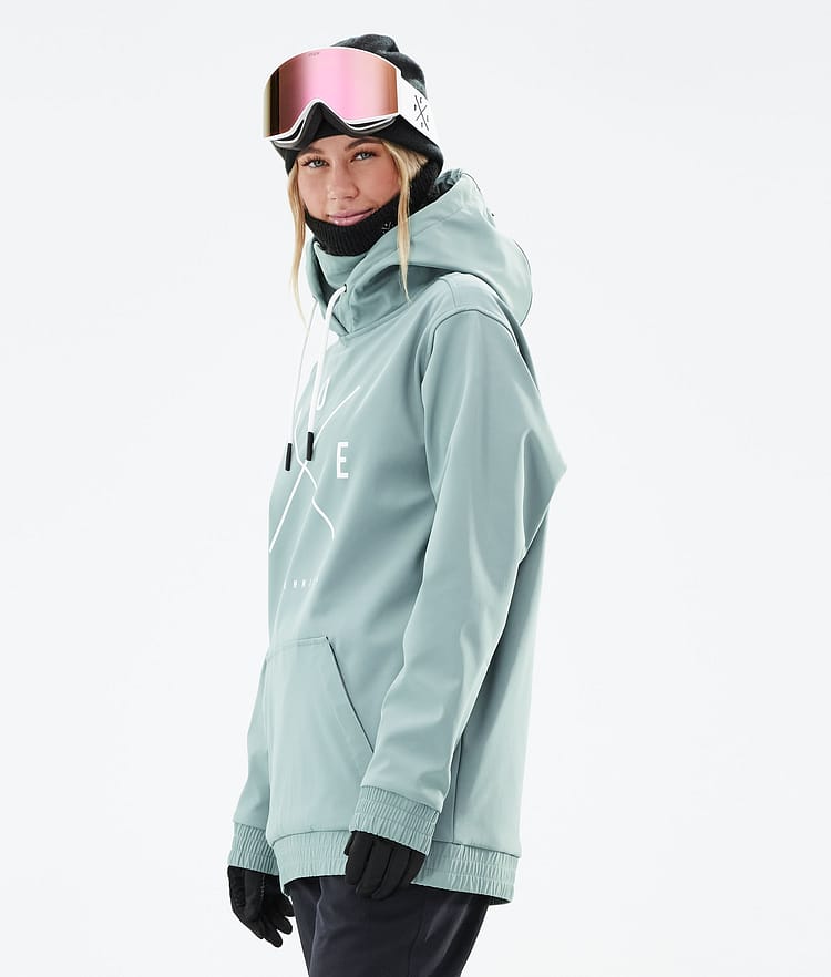 Yeti W 21 Kurtka Narciarska Kobiety 2X-Up Faded Green, Zdjęcie 7 z 9