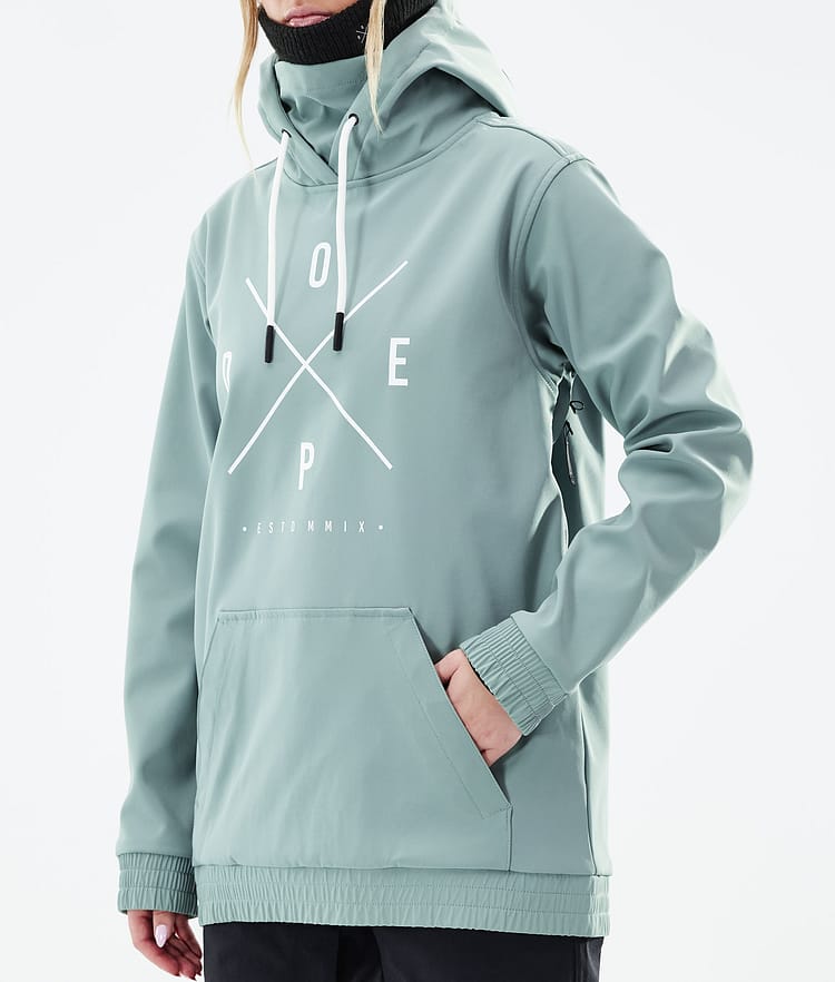 Yeti W 21 Kurtka Narciarska Kobiety 2X-Up Faded Green, Zdjęcie 9 z 9