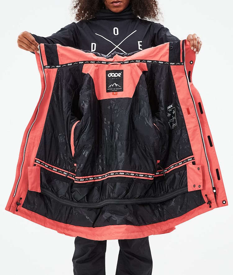 Adept W 2021 Ski Jacket Women Coral, Image 11 of 11