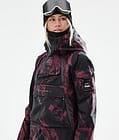Akin W 2021 Chaqueta Snowboard Mujer Paint Burgundy, Imagen 3 de 11