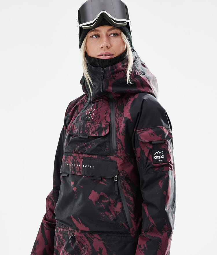 Akin W 2021 Chaqueta Esquí Mujer Paint Burgundy, Imagen 3 de 11