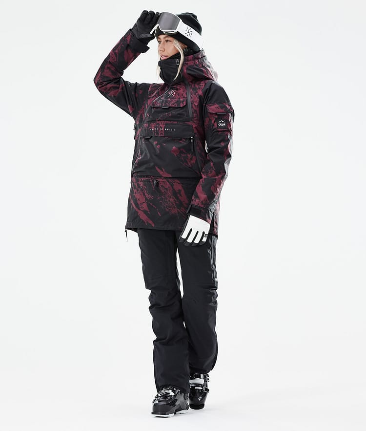 Akin W 2021 Chaqueta Esquí Mujer Paint Burgundy, Imagen 4 de 11
