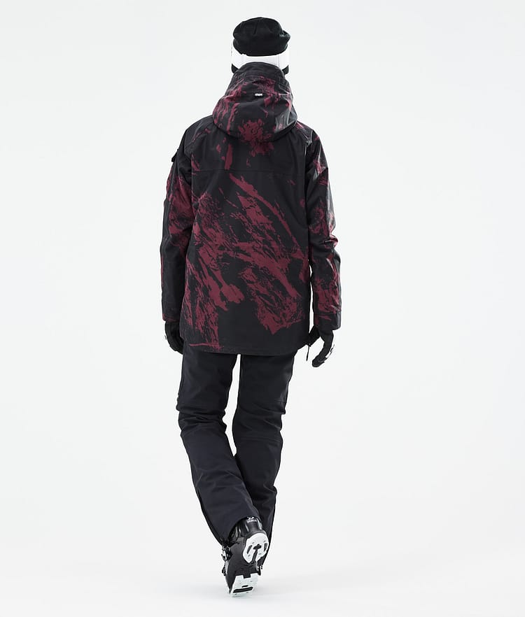 Akin W 2021 Chaqueta Esquí Mujer Paint Burgundy, Imagen 6 de 11
