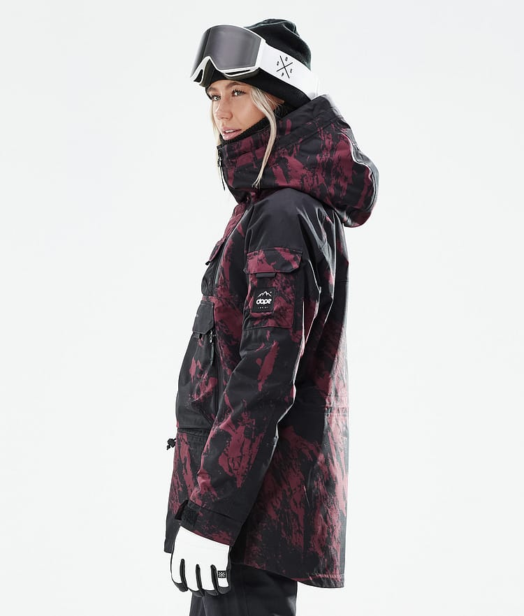 Akin W 2021 Chaqueta Esquí Mujer Paint Burgundy, Imagen 7 de 11