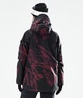 Akin W 2021 Chaqueta Snowboard Mujer Paint Burgundy, Imagen 8 de 11