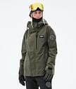 Blizzard W Full Zip 2021 Snowboard Jacket Women Olive Green