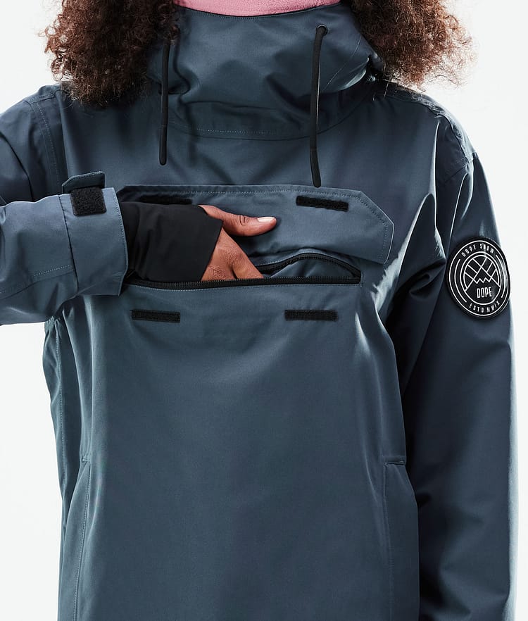 Blizzard W 2021 Kurtka Snowboardowa Kobiety Metal Blue, Zdjęcie 11 z 11