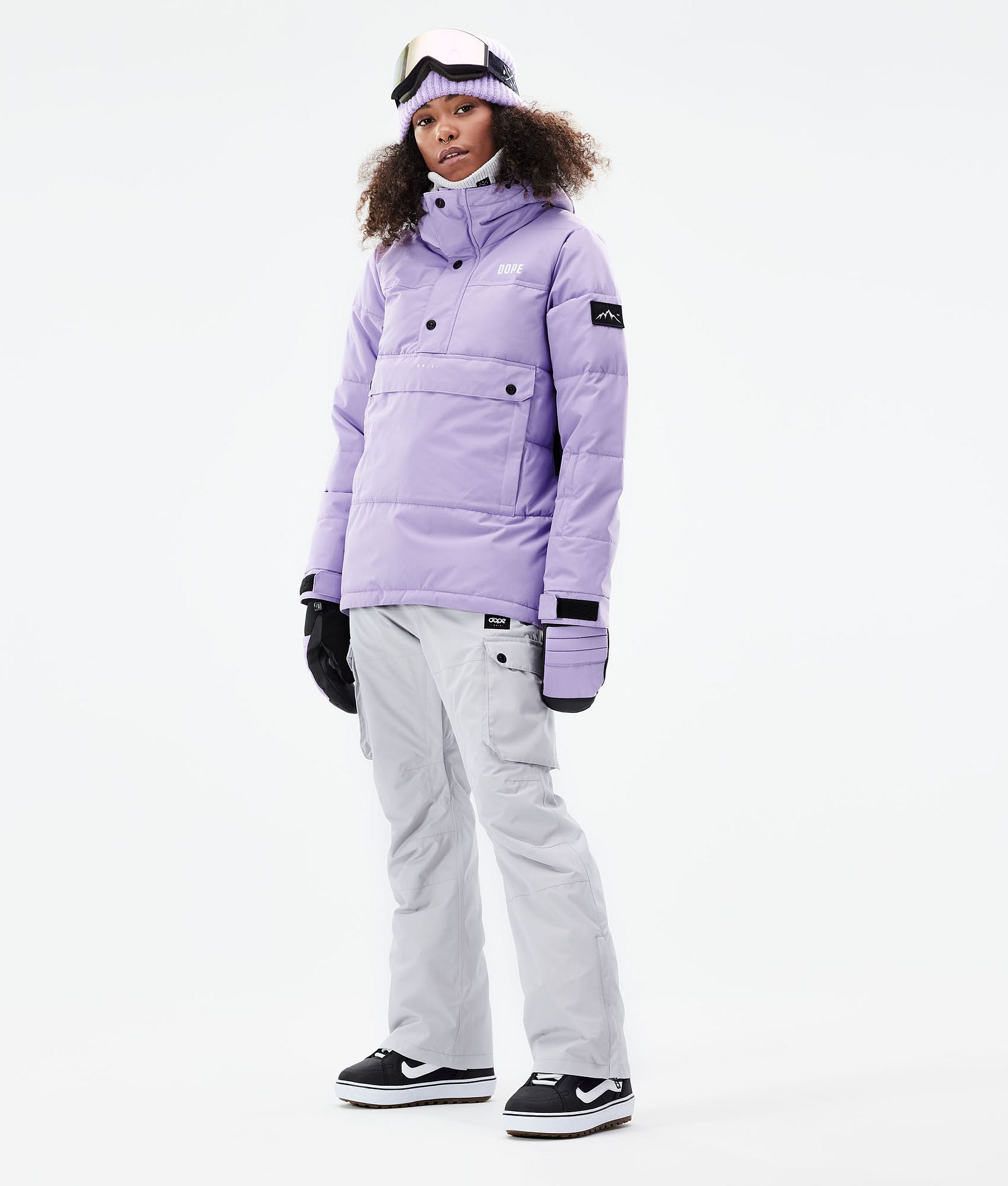 Puffer W 2021 Snowboardjacke Damen Faded Violet, Bild 4 von 10