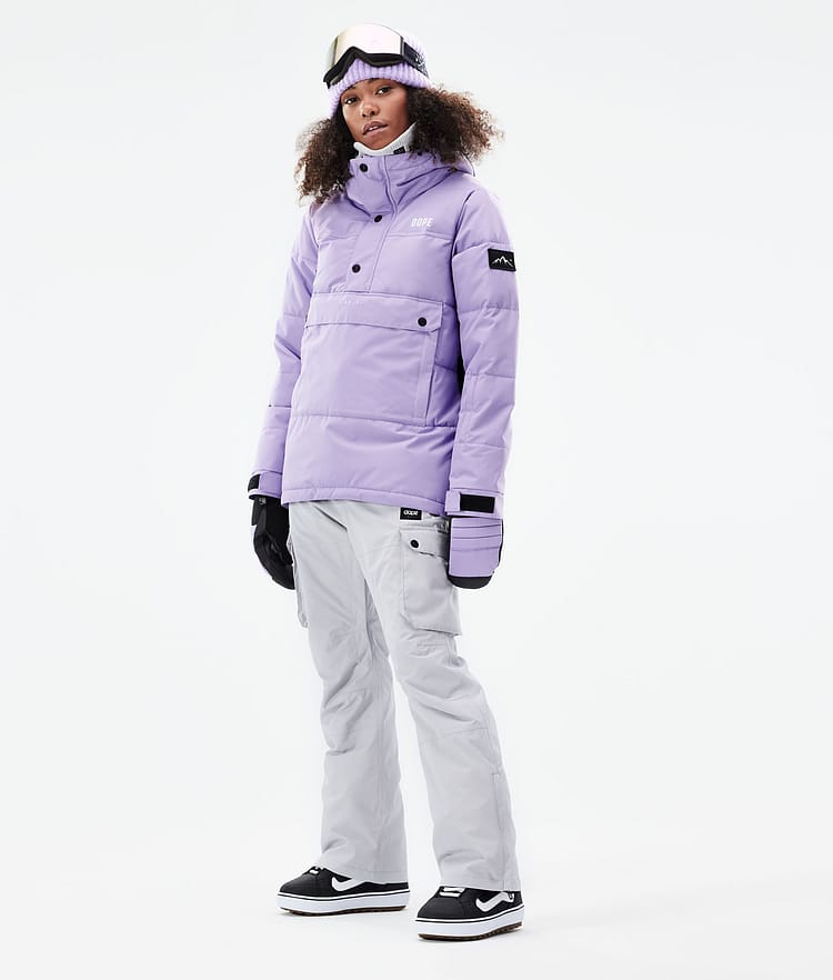 Puffer W 2021 Snowboardjacke Damen Faded Violet, Bild 4 von 10