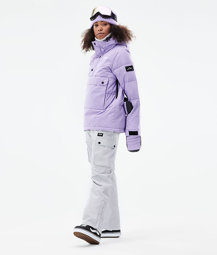 Puffer W 2021 Snowboardjacke Damen Faded Violet, Bild 5 von 10