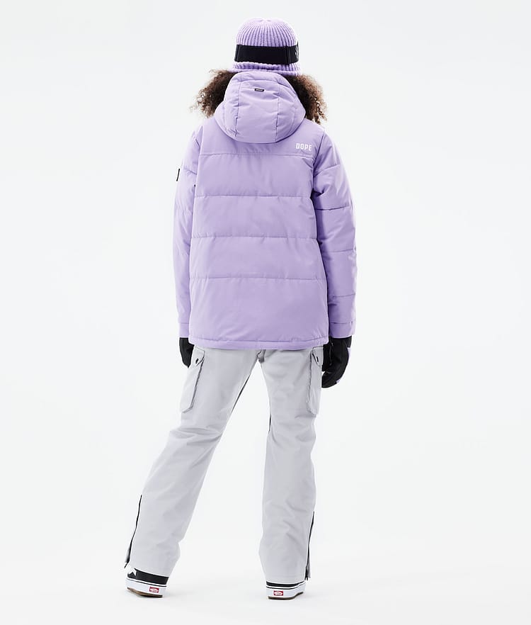 Puffer W 2021 Snowboardjacke Damen Faded Violet, Bild 6 von 10