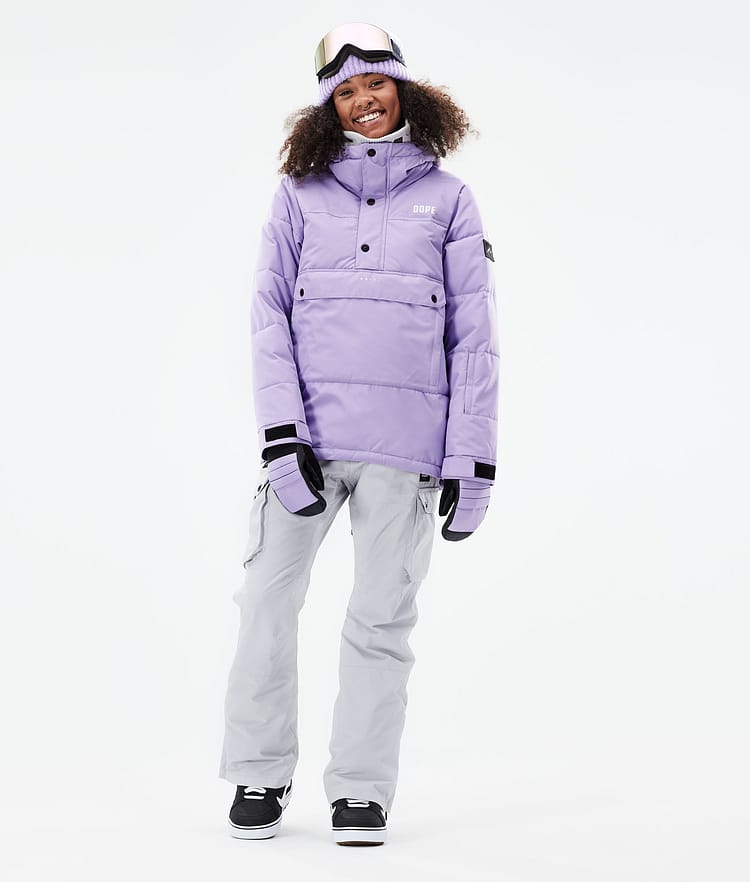 Puffer W 2021 Snowboardjacke Damen Faded Violet, Bild 7 von 10