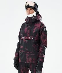 Dope Legacy W 21 Chaqueta Snowboard Mujer Paint Burgundy