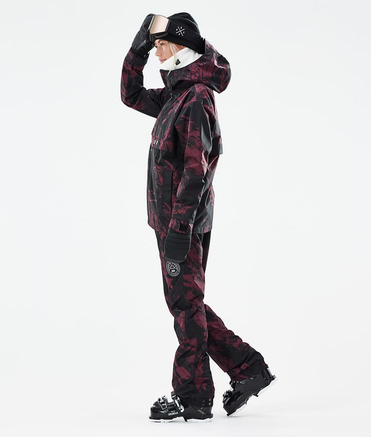 Legacy W 2021 Lyžařská Bunda Dámské Paint Burgundy, Obrázek 5 z 10