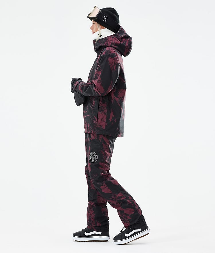 Legacy W 2021 Bunda na Snowboard Dámské Paint Burgundy, Obrázek 5 z 10