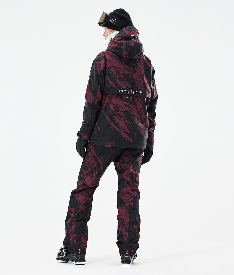 Legacy W 2021 Lyžařská Bunda Dámské Paint Burgundy, Obrázek 6 z 10