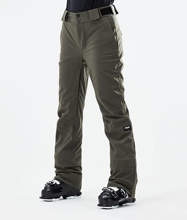 Con W 2021 Pantalones Esquí Mujer Olive Green