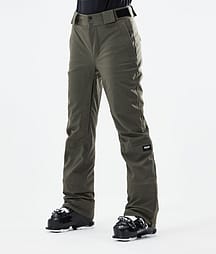 Dope Con W 21 Lyžařské Kalhoty Dámské Olive Green