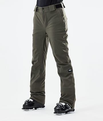 Con W 21 Lyžařské Kalhoty Dámské Olive Green