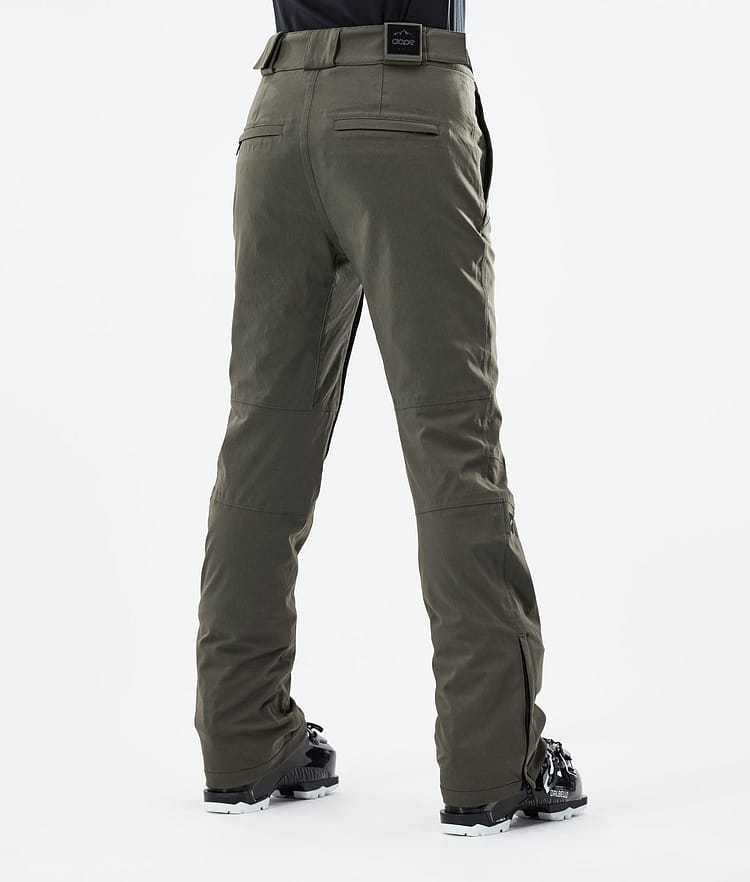 Con W 2021 Lyžařské Kalhoty Dámské Olive Green, Obrázek 3 z 5