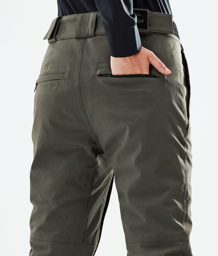 Con W 2021 Kalhoty na Snowboard Dámské Olive Green, Obrázek 5 z 5