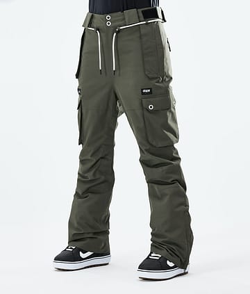 Iconic W 21 Pantalones Snowboard Mujer Olive Green