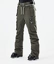 Iconic W 21 Lyžařské Kalhoty Dámské Olive Green