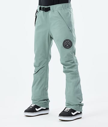 Blizzard W 21 Spodnie Snowboardowe Kobiety Faded Green