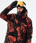 Adept 2021 Bunda na Snowboard Pánské Paint Orange, Obrázek 2 z 11