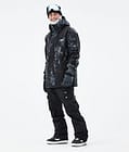 Adept 2021 Bunda na Snowboard Pánské Paint Metal Blue, Obrázek 3 z 10