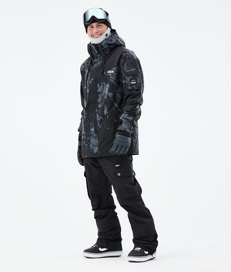 Adept 2021 Bunda na Snowboard Pánské Paint Metal Blue, Obrázek 3 z 10