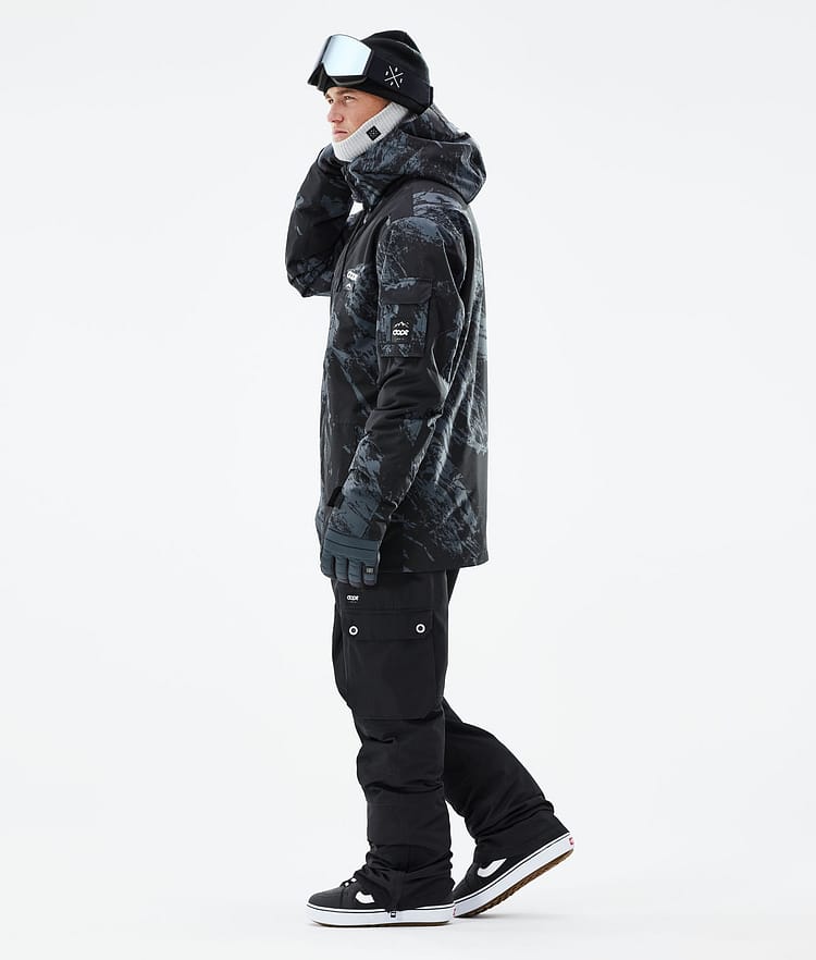 Adept 2021 Bunda na Snowboard Pánské Paint Metal Blue, Obrázek 4 z 10