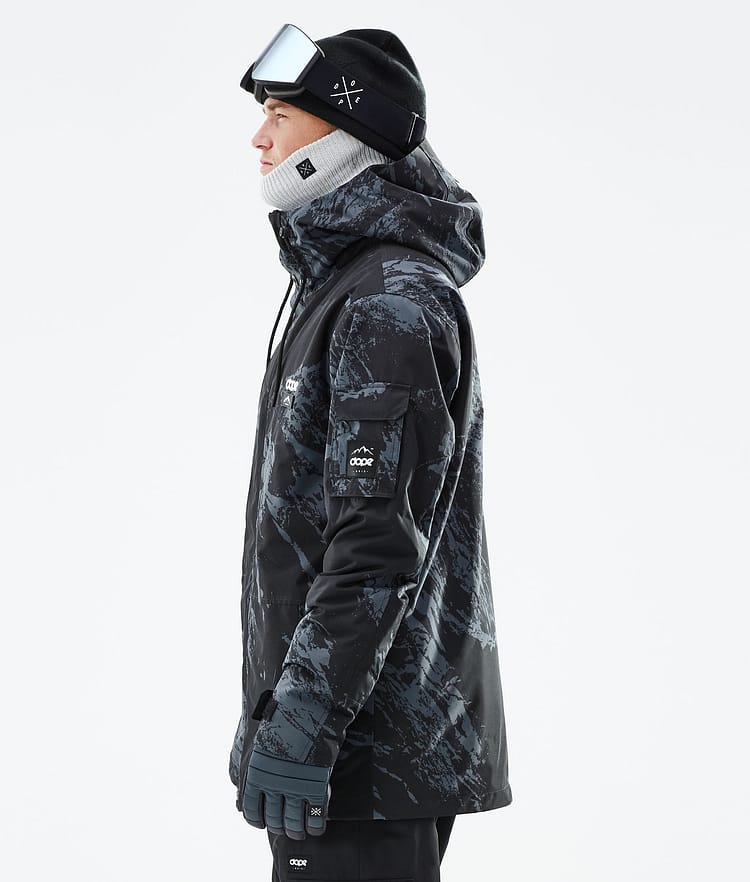 Adept 2021 Bunda na Snowboard Pánské Paint Metal Blue, Obrázek 6 z 10