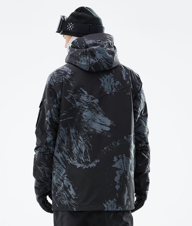 Adept 2021 Bunda na Snowboard Pánské Paint Metal Blue, Obrázek 7 z 10