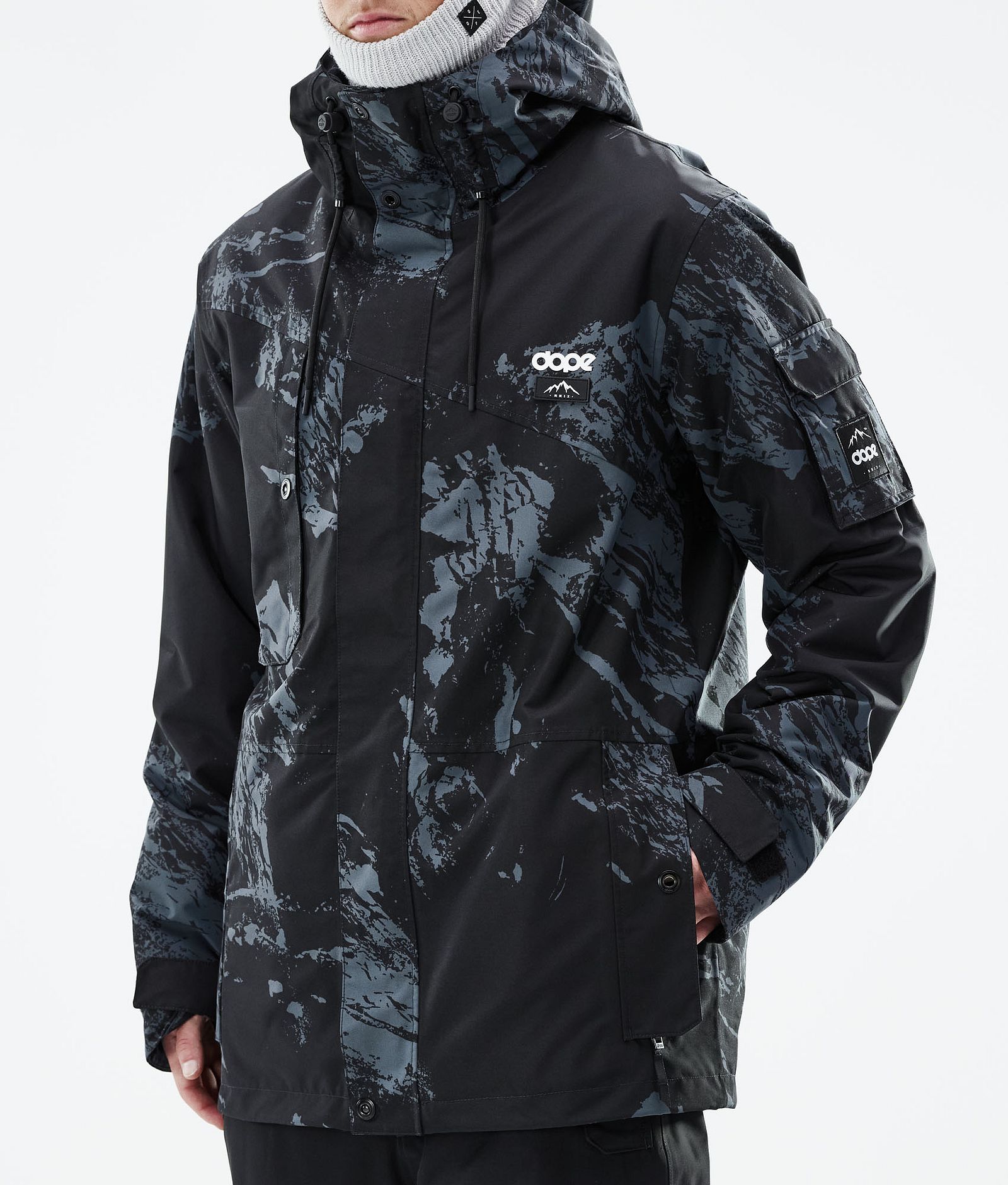 Adept 2021 Bunda na Snowboard Pánské Paint Metal Blue, Obrázek 8 z 10