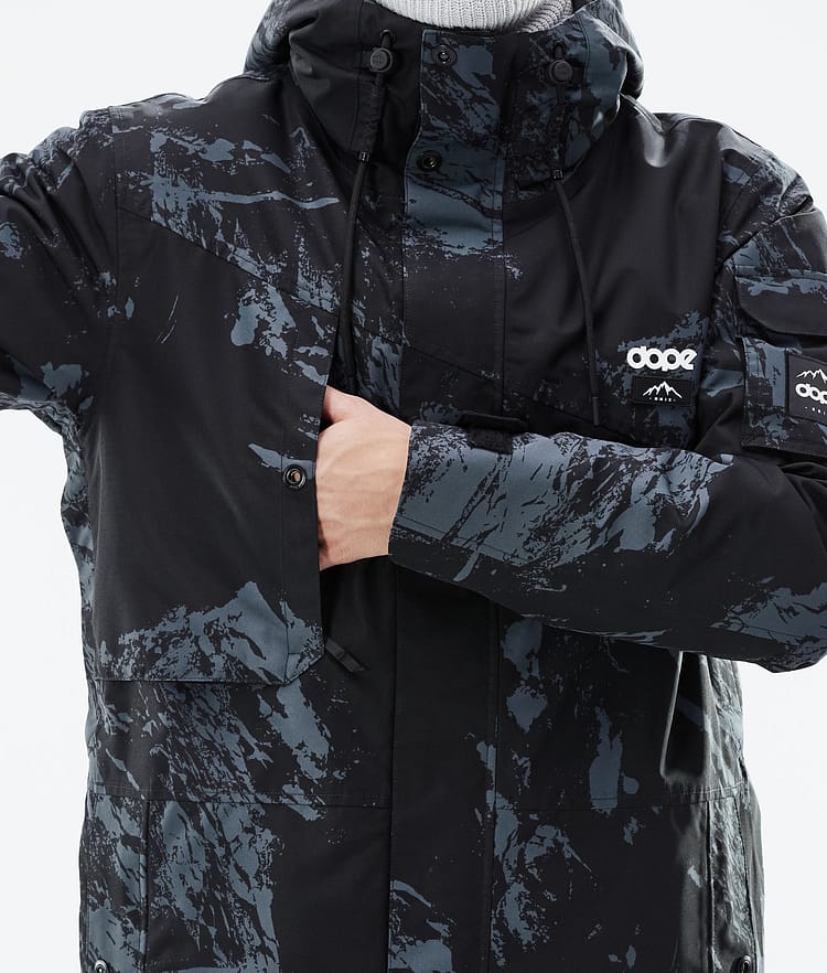 Adept 2021 Bunda na Snowboard Pánské Paint Metal Blue, Obrázek 9 z 10