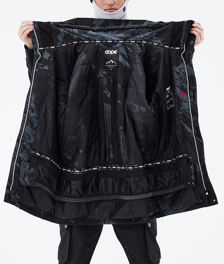 Adept 2021 Bunda na Snowboard Pánské Paint Metal Blue, Obrázek 10 z 10