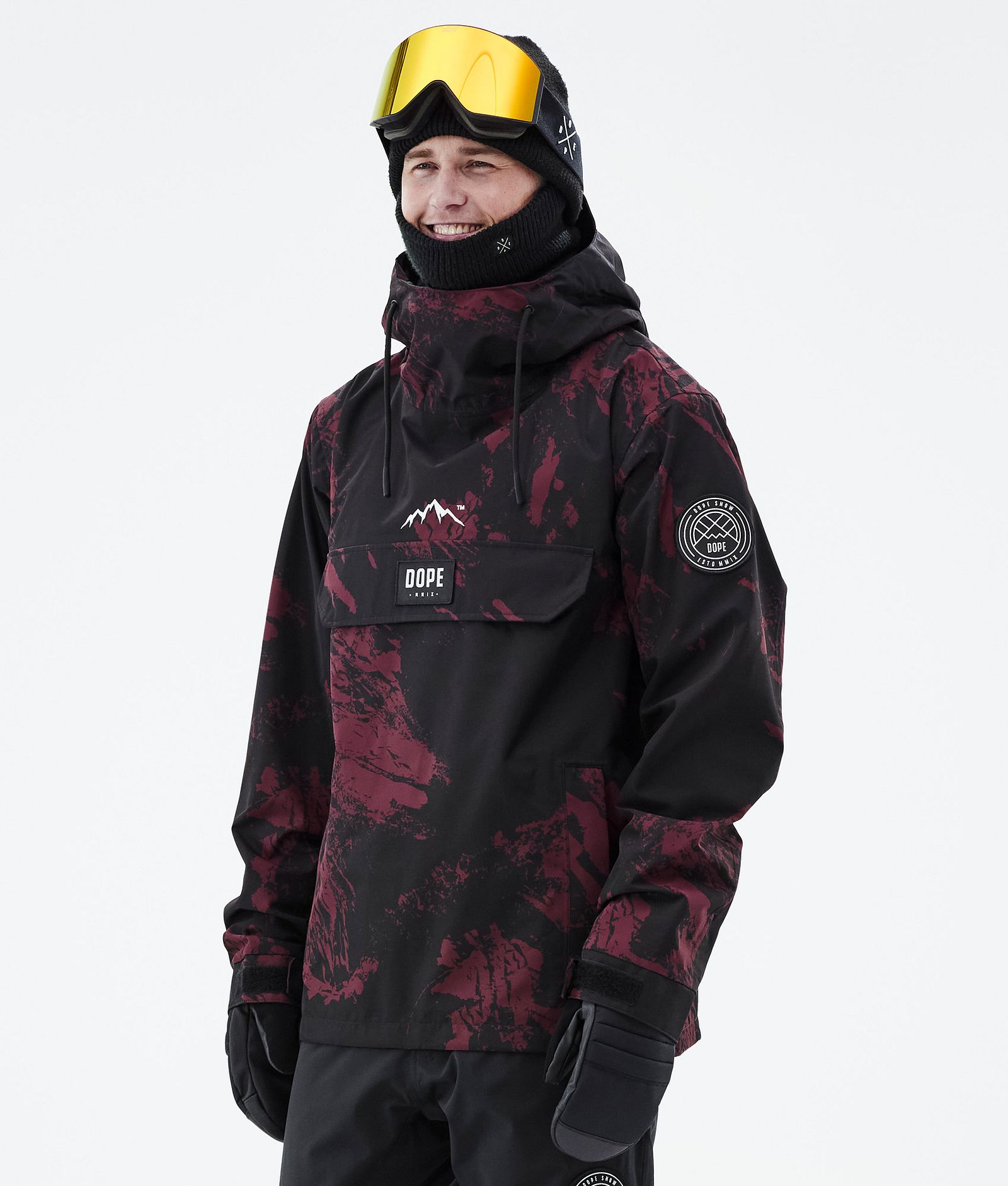 Blizzard 2021 Kurtka Snowboardowa Mężczyźni Paint Burgundy, Zdjęcie 1 z 9