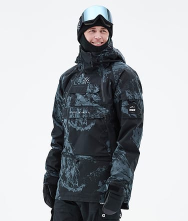 Akin 2021 Bunda na Snowboard Pánské Paint Metal Blue