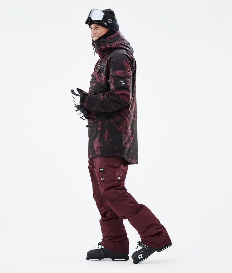 Akin 2021 Lyžařská Bunda Pánské Paint Burgundy, Obrázek 5 z 10