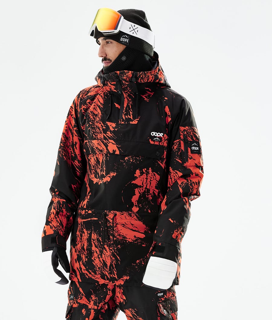 Annok 2021 Ski jas Heren Paint Orange
