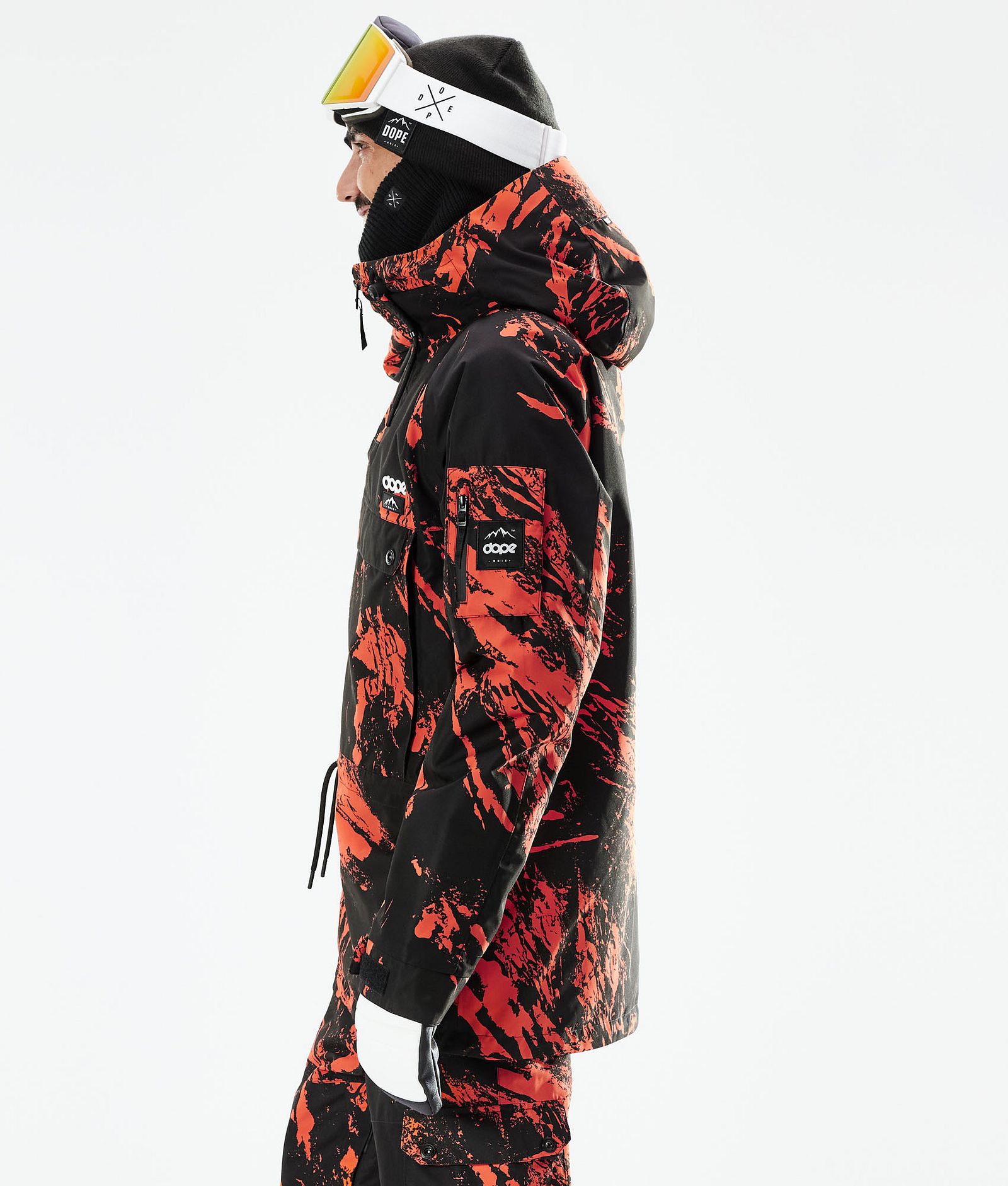 Annok 2021 Bunda na Snowboard Pánské Paint Orange, Obrázek 2 z 10