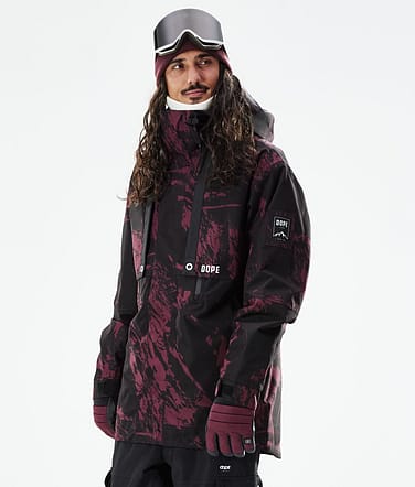 Mojo Bunda na Snowboard Pánské Paint Burgundy