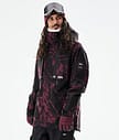Mojo Snowboard Jacket Men Paint Burgundy