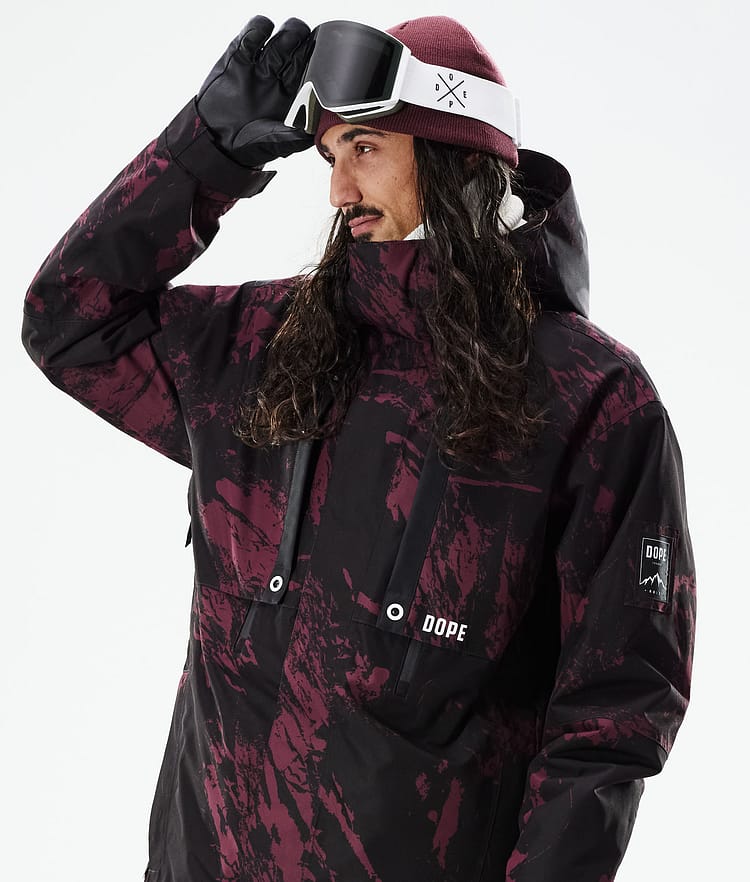 Mojo Bunda na Snowboard Pánské Paint Burgundy, Obrázek 3 z 11