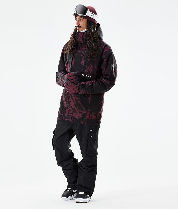 Mojo Bunda na Snowboard Pánské Paint Burgundy, Obrázek 4 z 11