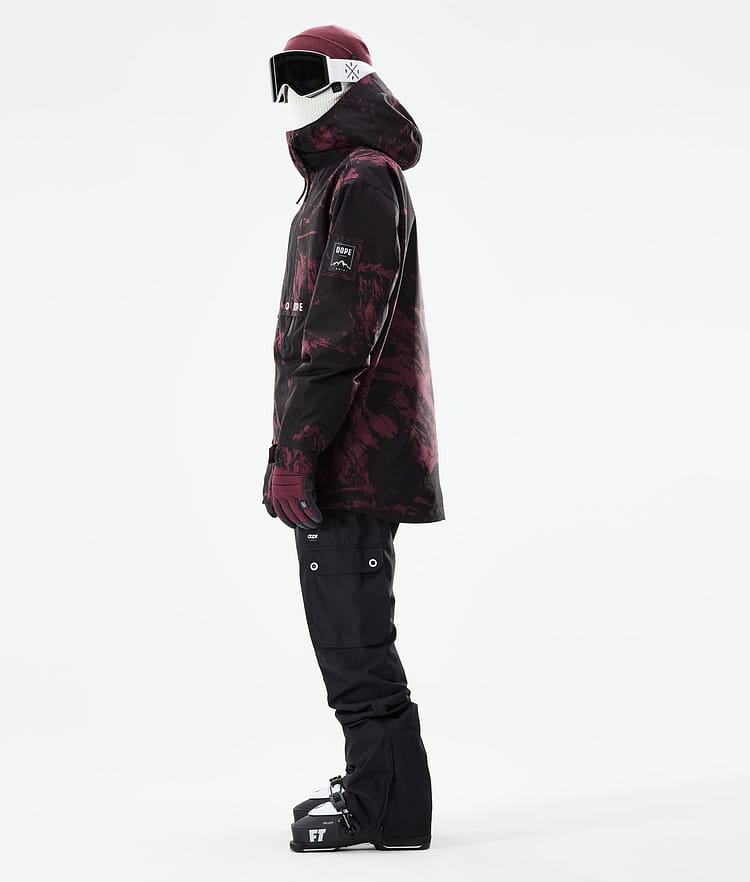 Mojo Lyžařská Bunda Pánské Paint Burgundy, Obrázek 5 z 11