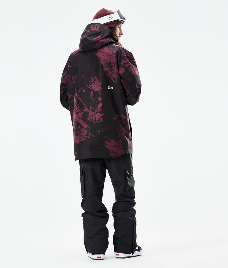 Mojo Bunda na Snowboard Pánské Paint Burgundy, Obrázek 6 z 11