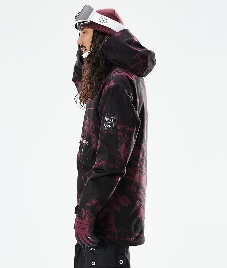 Mojo Bunda na Snowboard Pánské Paint Burgundy, Obrázek 7 z 11