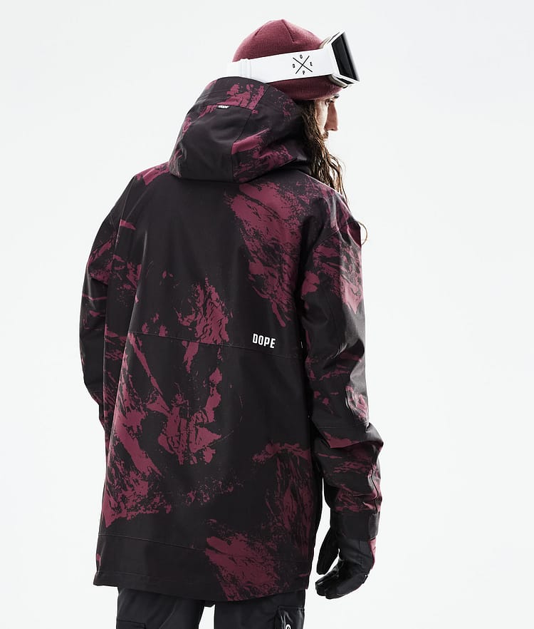 Mojo Bunda na Snowboard Pánské Paint Burgundy, Obrázek 8 z 11